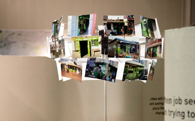 Unterschiedliche Präsentationsformen Ausstellung „Designlabor“