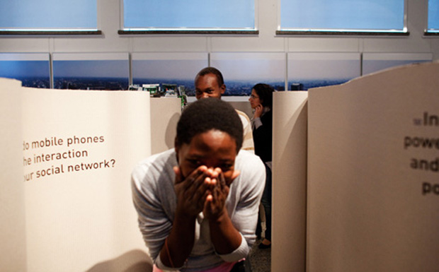 Während der »Designlabor« Ausstellung 