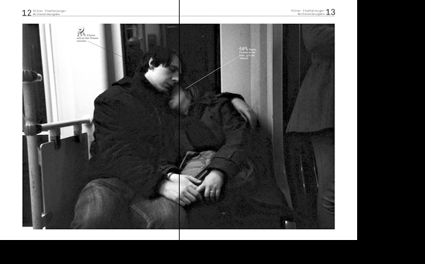 »Bahn fahren«, Entwurf: Tina Willim