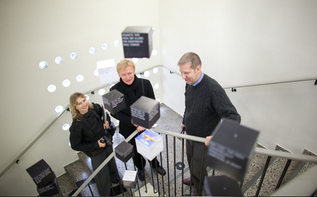 Prof. Utikal, Prof. Heidkamp und Prof. Großhans
