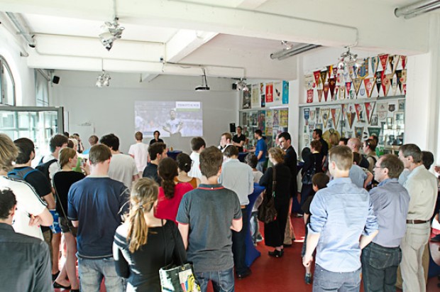 Eine Momentaufnahme der Ausstellungseröffnung