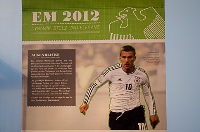 Auch dem aktuellen Trikot wird eine Station innerhalb der Ausstellung gewidmet