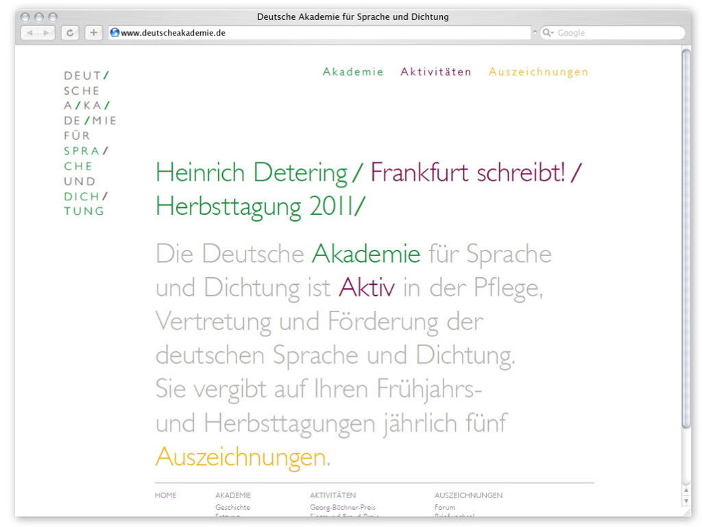 Die neue Startseite arbeitet allein mit Sprache