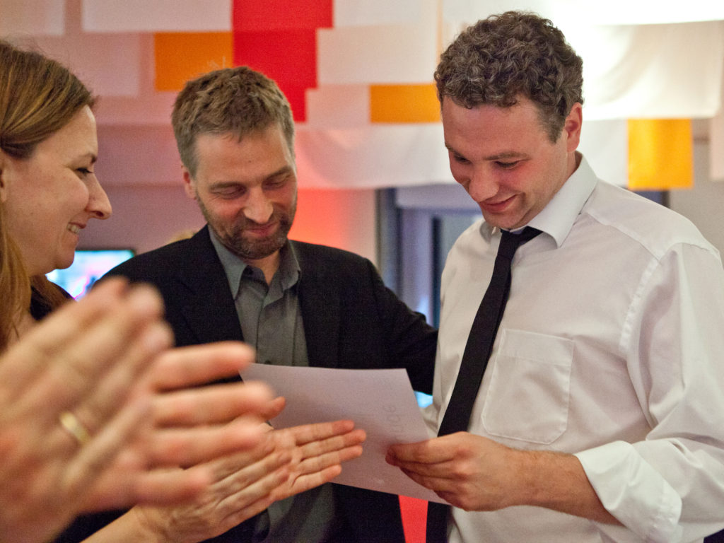 Verleihung der Urkunden …