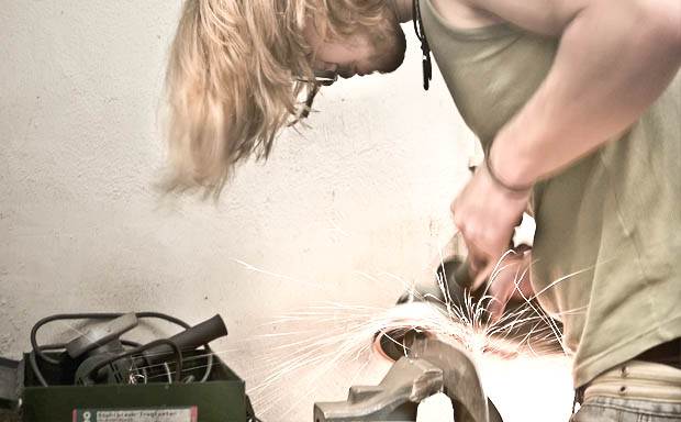 Schleifen eines Werkstücks