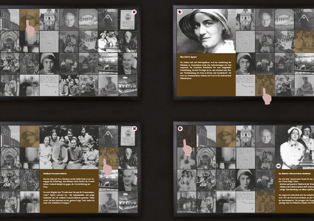 »ich bin« Screenabfolge