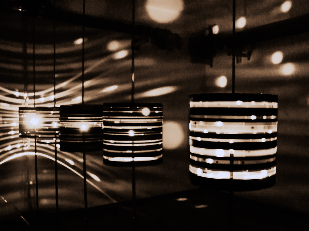 Julia Alfeo and Kevin Ross, The Contrast of Light. Kinetic Light Installation, 2016.