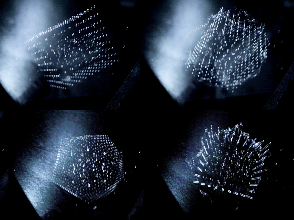 efanie Grawe and Jakob Kilian, (No)Space. Hologram Installation, 2016