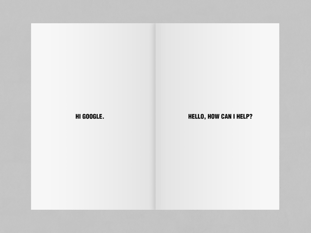 In Conversation with Google, 2016.