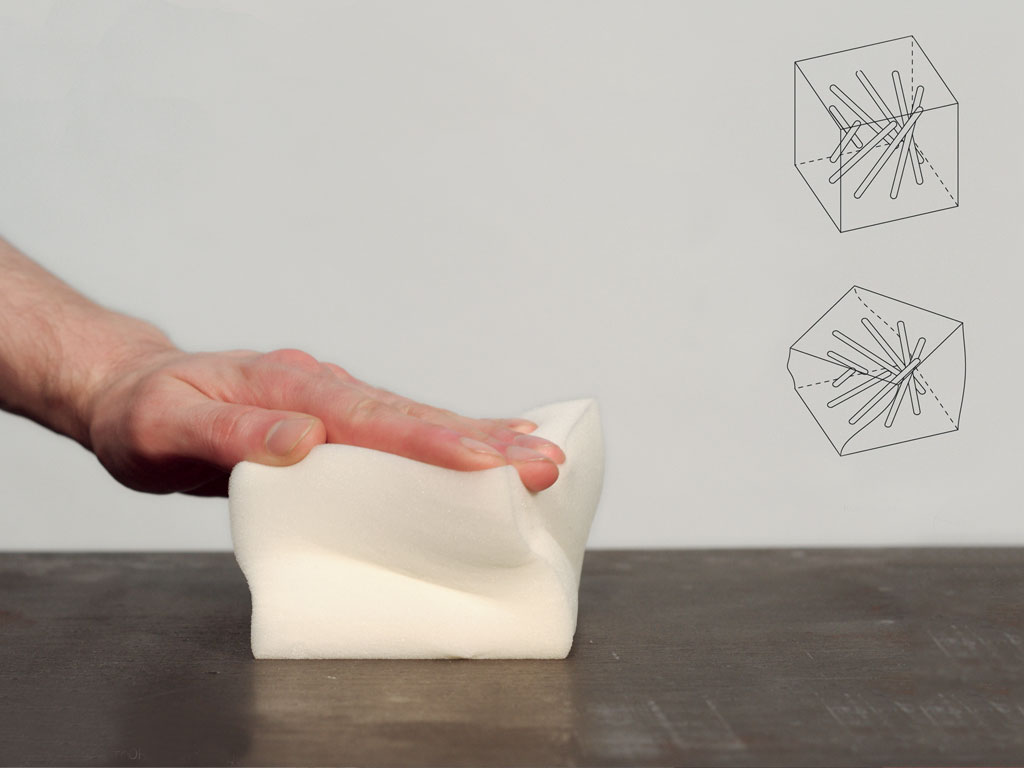 Altering the kinetic behavior of soft foam