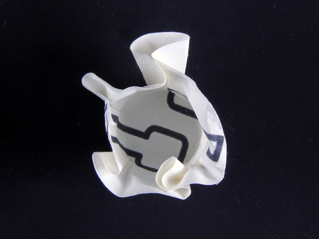 The printed circuits can be deformed easily