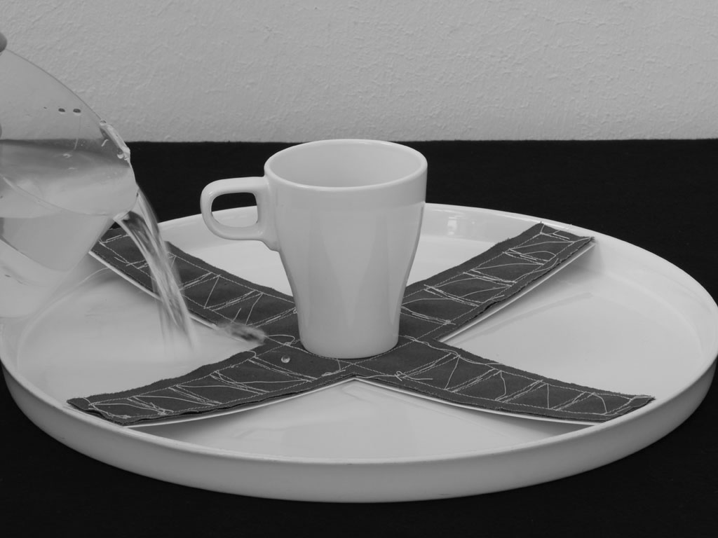 Water makes the structure bend