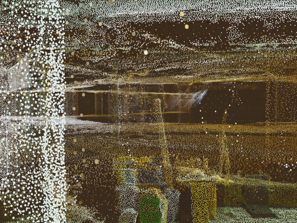 Tamara Bertran, Marco Bodenstein, Claus Daniel Herrmann, Point Cloud Ebertplatz,
2019