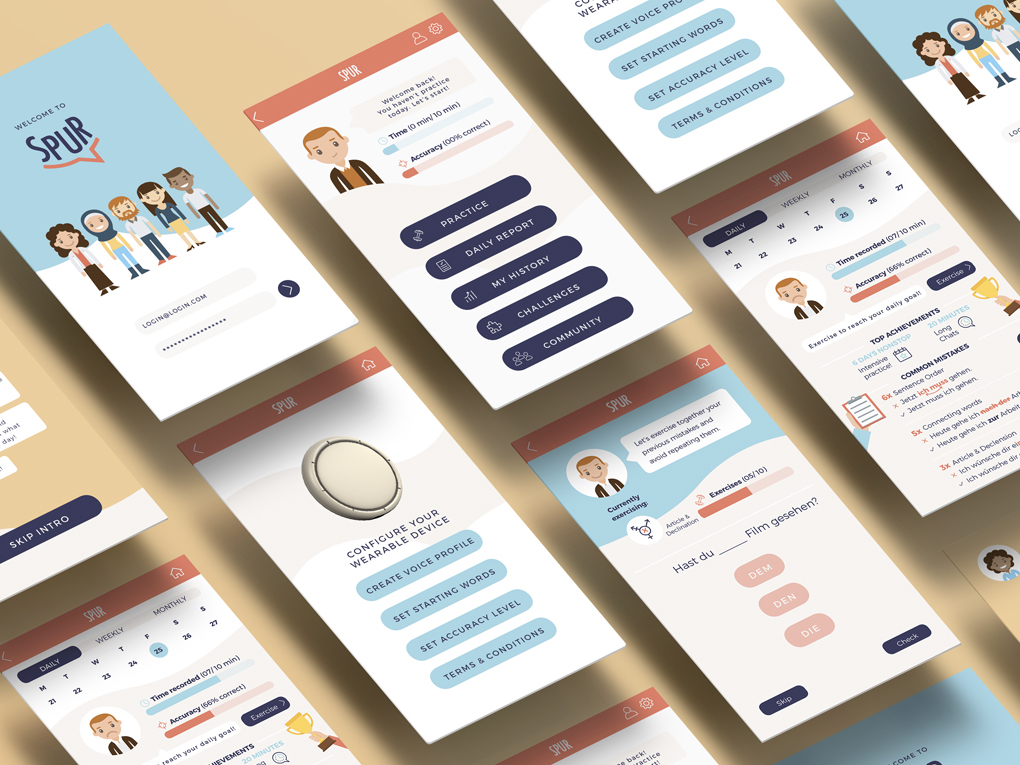 02 Final Outcome - Screens of the app 