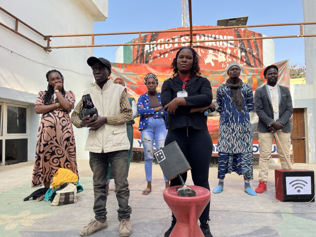 Theater Forum Kaddu Yaraax, Dakar, 2022, photo by Simon Meienberg
