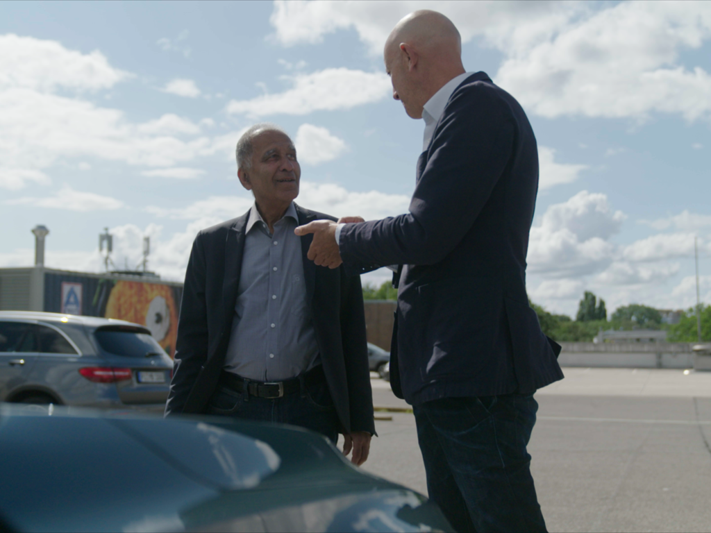 Prof. Tumminelli mit Mojib Latif, ©Martin Kaeswurm