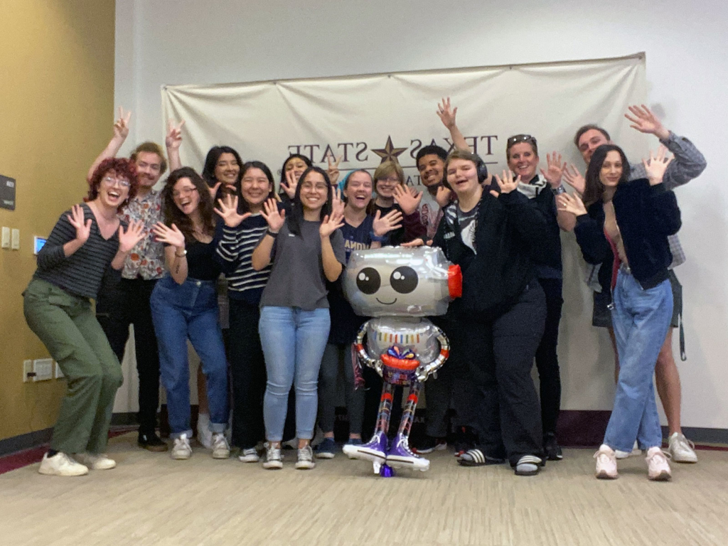 TXST Students at first meeting