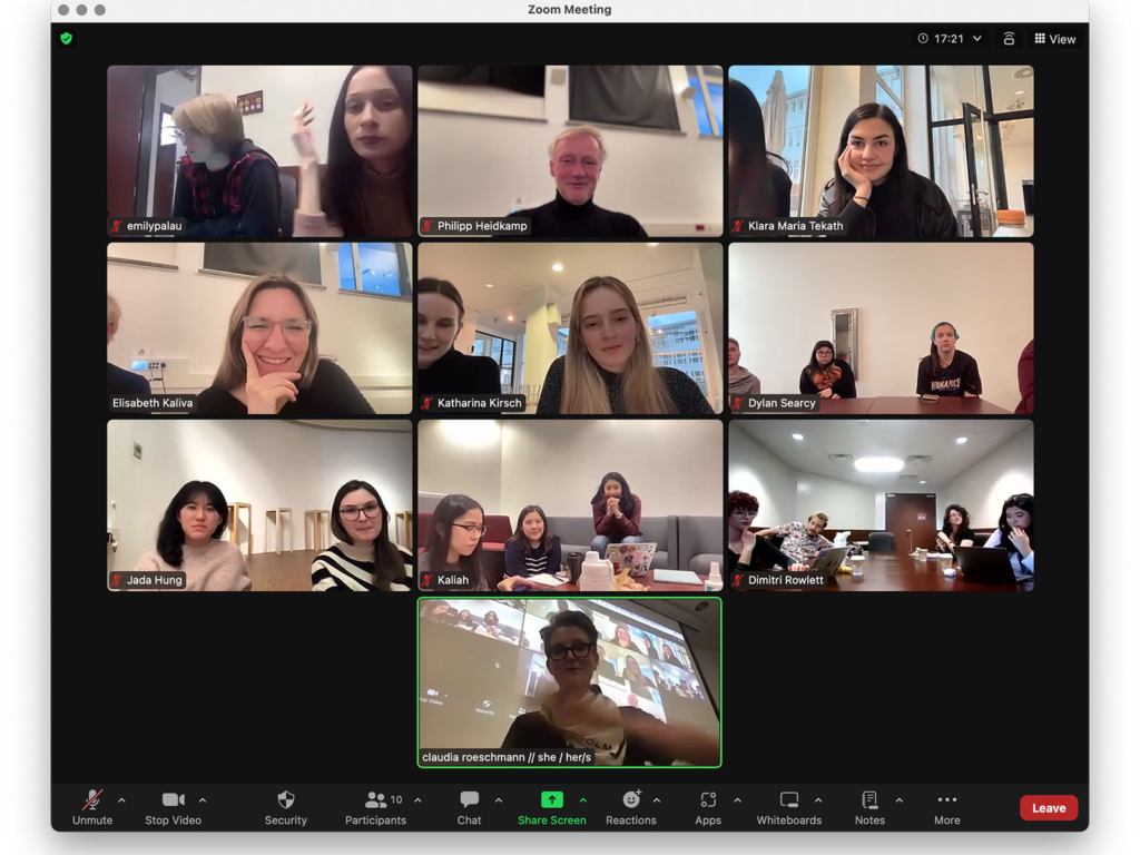 Working in Groups via Zoom