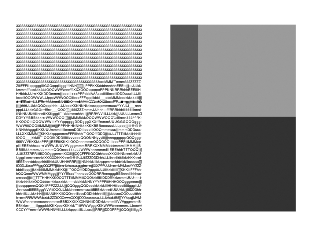 Text + Image. Code und Bild „Blau+Flusser+SW.bmp“, 2016.