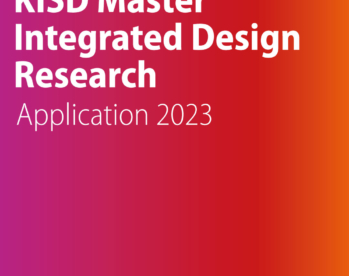 Important Dates KISD M.A. Integrated Design Research