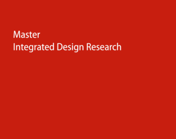 Master Integrated Design Research
